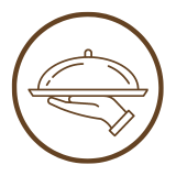 In-house meals at Goldfinch Retreat